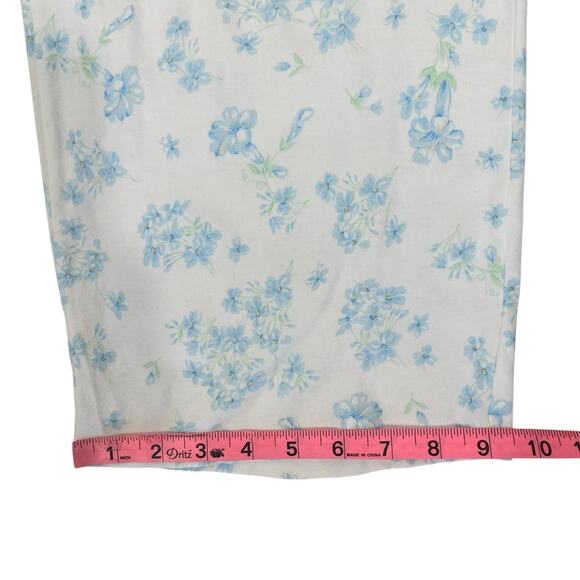 Eileen West Cotton Floral Pajama Pants Set Size Large Cottage Grandma Feminine - Picture 12 of 14